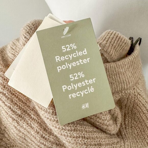 H&M Beige Wool Knit Sweater Dress - Picture 9 of 10